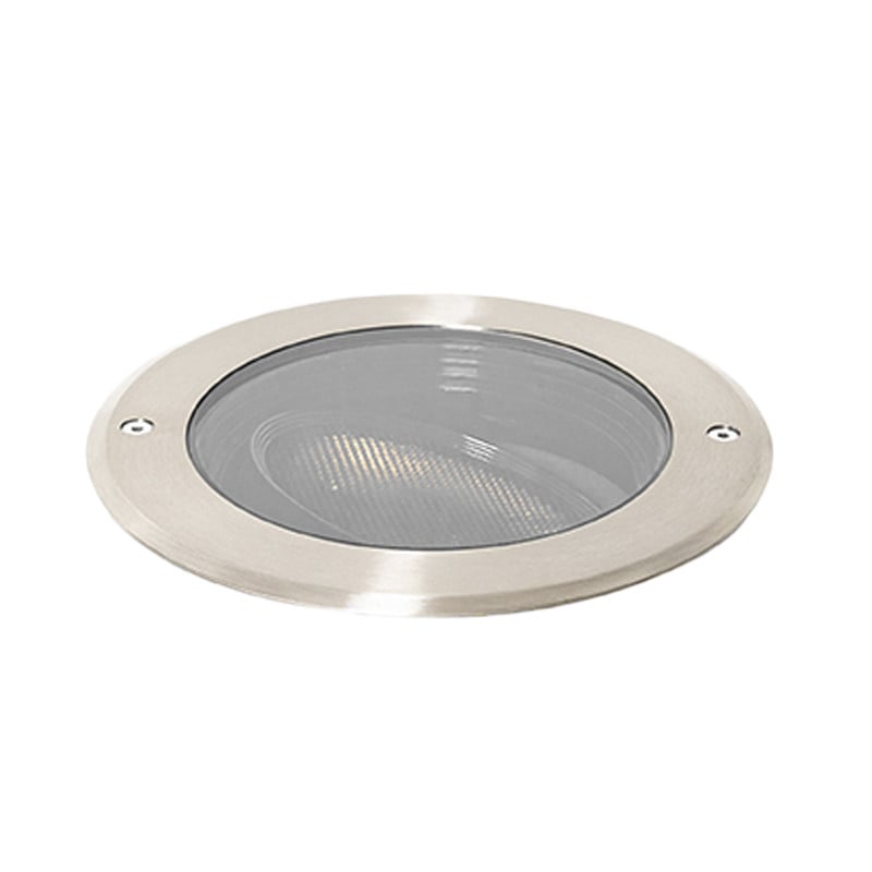 Qazqa Verstelbare Inbouw Grondspot voor de Tuin - Zilver - IP65