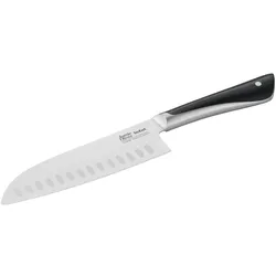 Tefal Jamie Oliver by Santokumesser, Küchenmesser, Schwarz, Silber