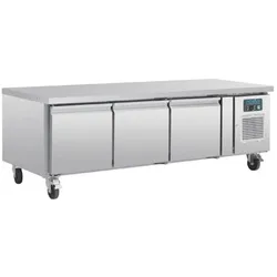 Polar Serie U 3-türiger GN-Kühltisch 317L