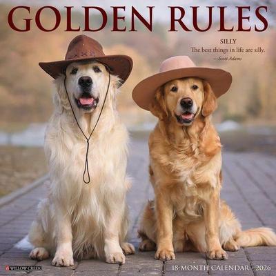 Golden Rules 2026 Wall Calendar