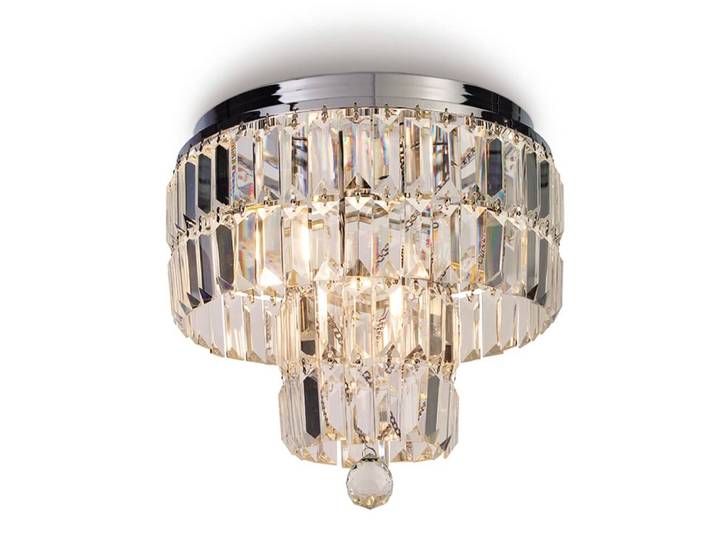 Kristallen plafondlamp Empire Ø 34cm Searchlight - 61321-4CC