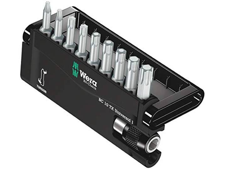 Wera Bit-assortiment Bit-Check 10 TX Universal 1, 10-delig, 05056164001