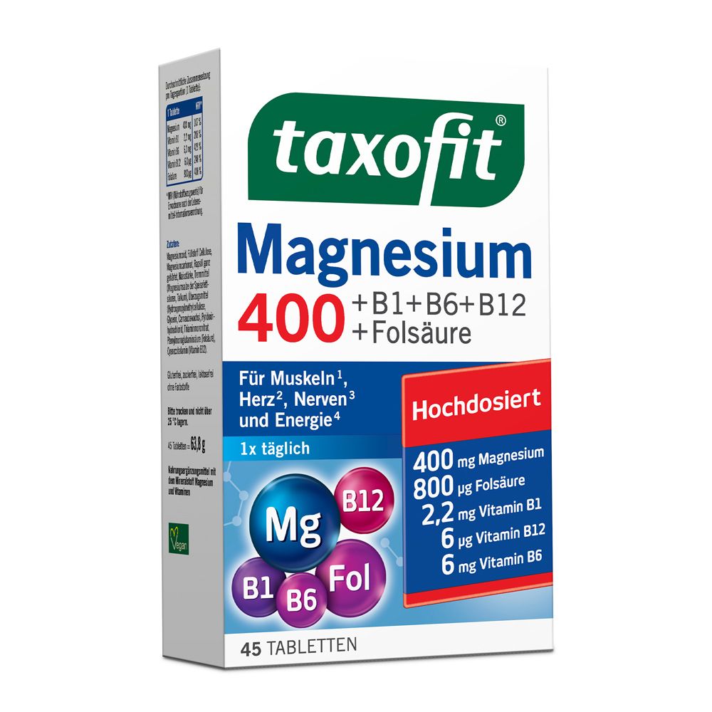 Taxofit Magnesium 400 2x45 St Tabletten