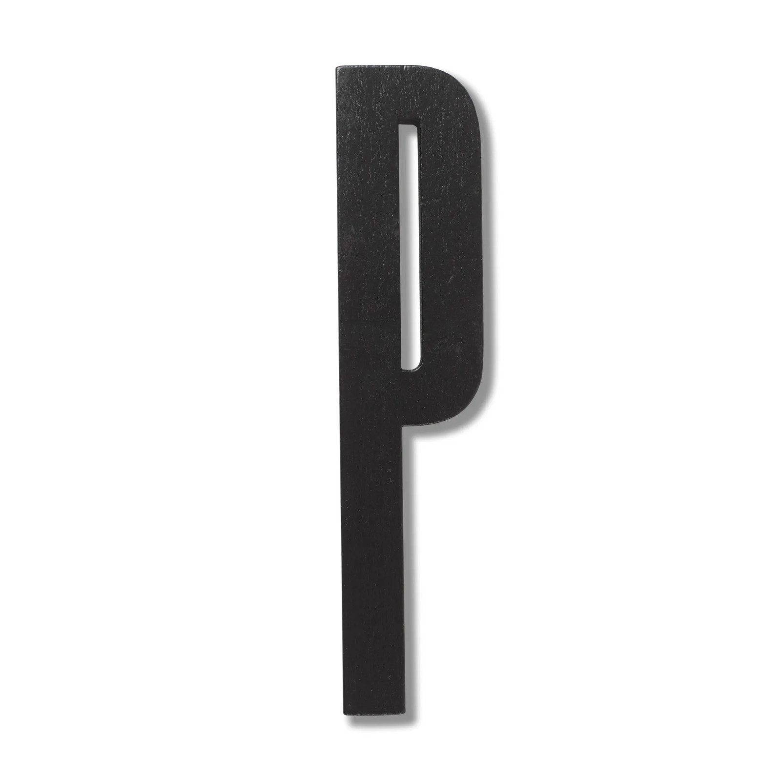 Design Letters Letter P Zwart