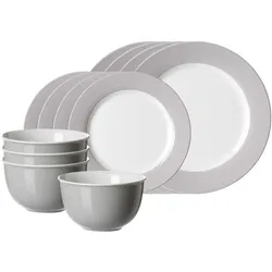 Ritzenhoff & Breker, Geschirrset, Doppio Basic-Set (12 Stk.)