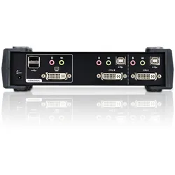 KVMP Switch, ATEN, 2-fach, CubiQ CS1762A, DVI, USB, Audio
