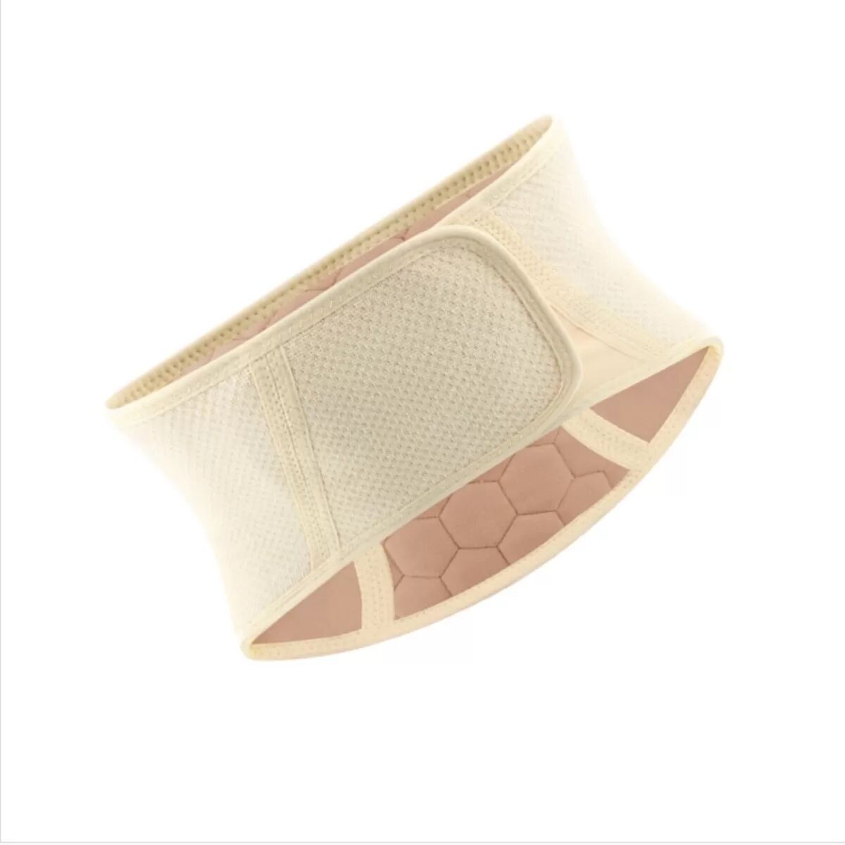 INF Winter Fleece Warme Lendenwirbelstütze - Bequem & Diskret S Beige