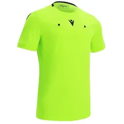 Macron, Herren, Sportshirt, Frisk (L), Schwarz, Gelb
