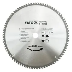 Yato, Sägeblatt, TCT BLADE FOR WOOD 350X84TX30 MM