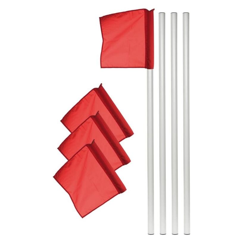 Kübler Sport Grenzstangen weiss 4er-Set (Stückliste)