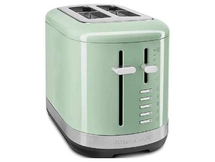 KitchenAid Toaster 5KMT2109EPT, Pistazie-Farbe, Edelstahlgehäuse, 1100 W Leistung
