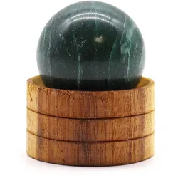Gemstone Sphere 40mm - Indian Jade  with Stand