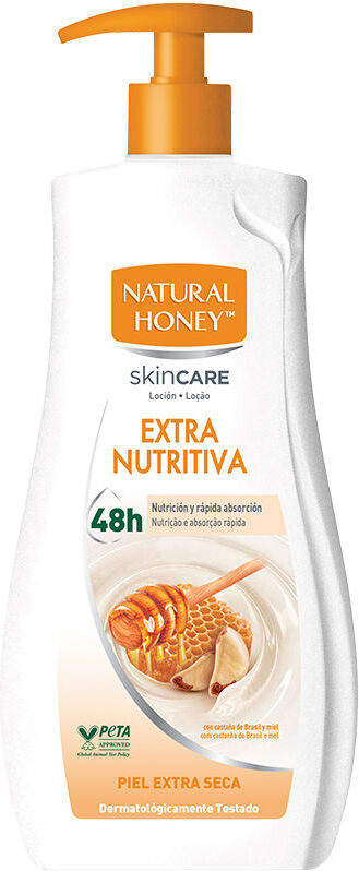 Natural Honey Extra Nutritiva loción corporal dosificador 600 ml