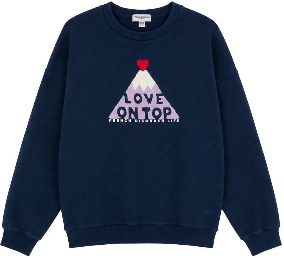 French Disorder  - Rosa Warmy Love On Top Navy - M - Sweat