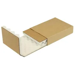 Transpak, Versandkarton + Versandbox, Noppenschaumverpackung Masse 200x140x40mm Schaumhöhe 20mm braun braun (182 Stk.)