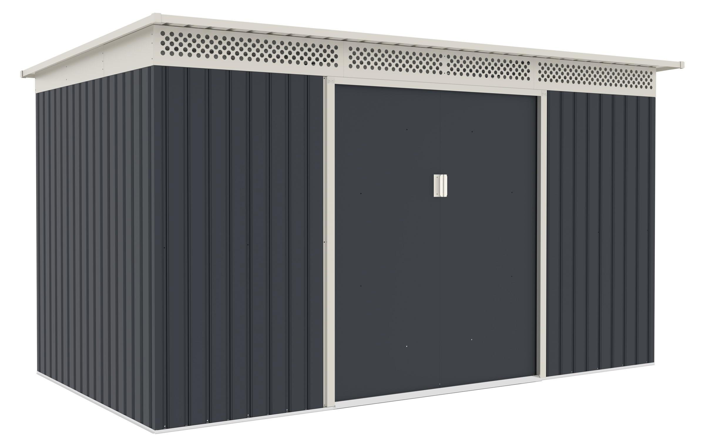 Gartenhaus G21 GRAH 700 - 340 x 206 cm, anthrazit
