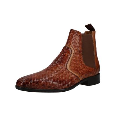 Stiefelette MELVIN & HAMILTON "Melvin & Hamilton Stiefelette Leder/Textil", Herren, Gr. 45, braun, Leder, Textil, Schuhe Stiefelette