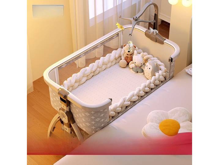 Lit pour enfants Portable pliable berceau pour bébé berceau nouveau-né Co dormeur lit de voyage multifonctionnel Convertible Sidecar meubles