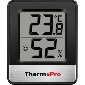 ThermoPro Thermo-Hygrometer TP-49 B, mit LC-Display, digital, von -50 bis 70°C, innen