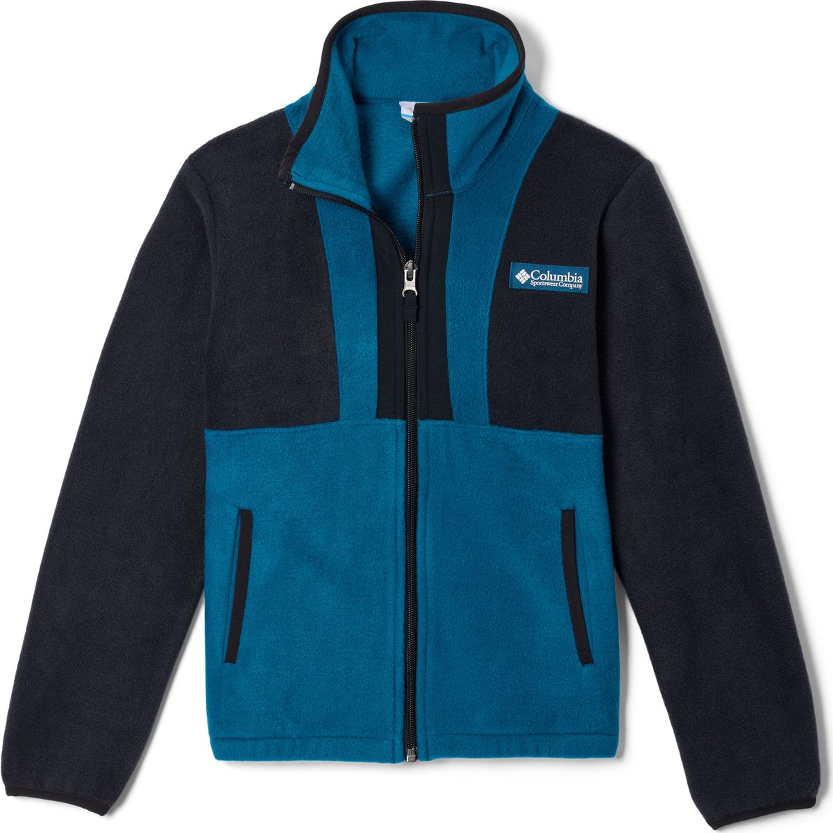 Columbia Youth Back Bowl II Fleece Jacket black, phoenix blue (012) L 208780-2087801-012-L