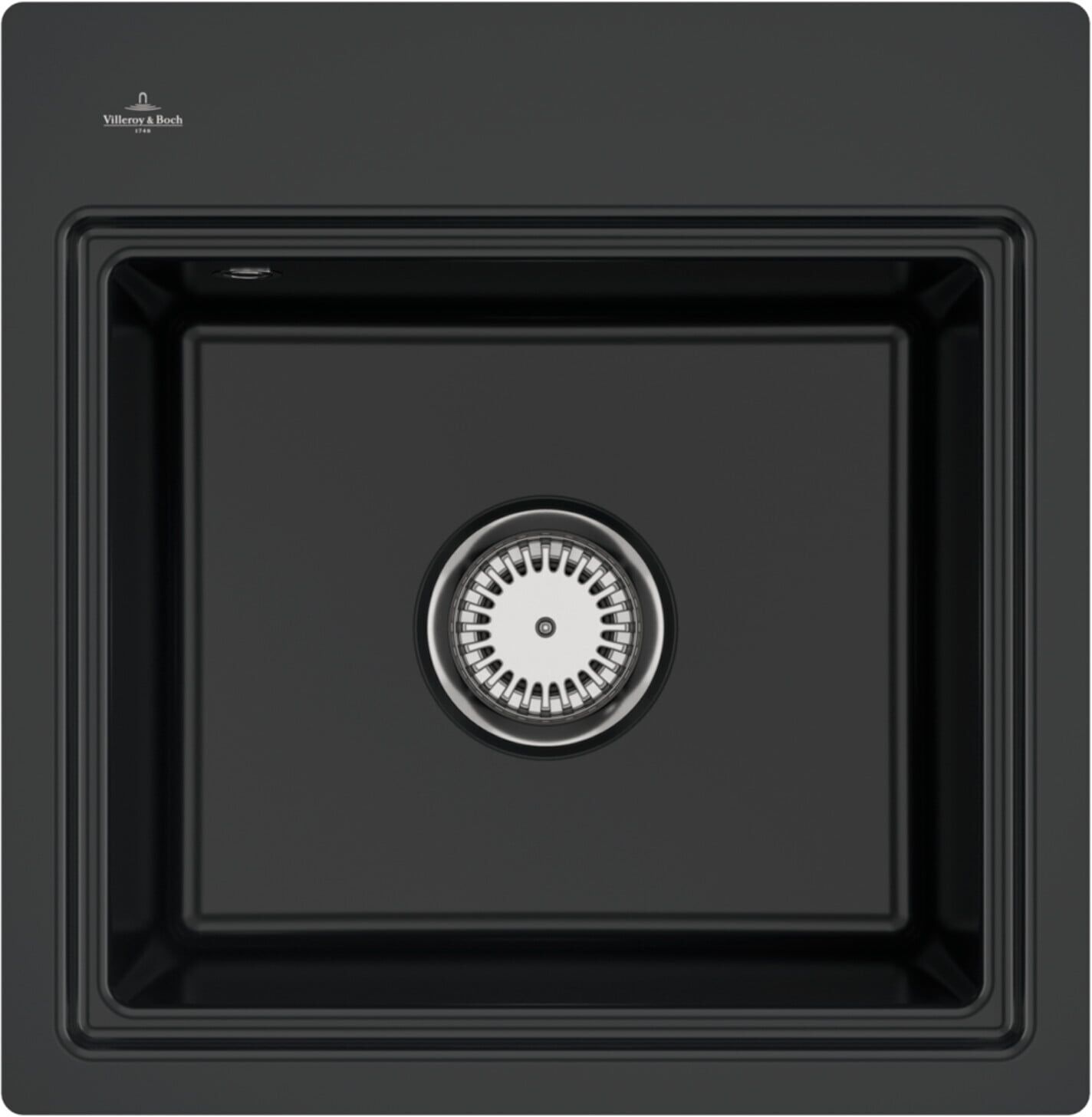 V&B; bündige Spüle Subway Style 50 S Flat Gitter, li, m Abl.garn, Exzenter, P bla ; Villeroy & Boch (335A1FR7)