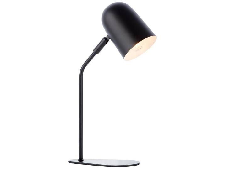 Brilliant - Lampe De Table Tong Velours Noir 1x D45\, E14\, 25w\, Adapté Aux Lampes À Poser (non Incluses)