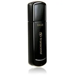 Transcend JetFlash 350 USB-Stick 64 GB USB Typ-A 2.0 Schwarz