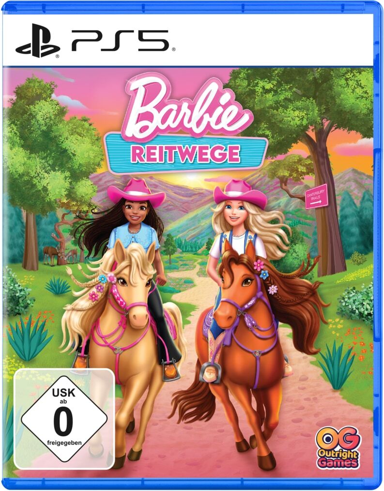 OUTRIGHT GAMES Spielesoftware "Barbie: Reitwege", transparent (weiß, neutral), PlayStation 5, Spielesoftware, Spielesoftware