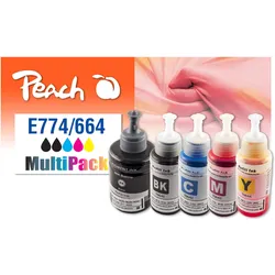 Peach, Druckerpatrone, Spar Pack Tintenpatronen ersetzt Epson No. 664, No. 774