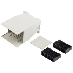 RS PRO Klemmengehäuse 16 Klemmen (Gehäuse), Elektronikzubehör + Gehäuse, Grau