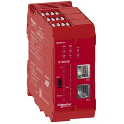 Schneider Electric XPSMCMC10804BE CPU des modularen Sicherheitscontrollers Modicon XPSMCM, V2, 8E, 4A, Feldbus, Schraubklemmen, Rückwand-Busstecker
