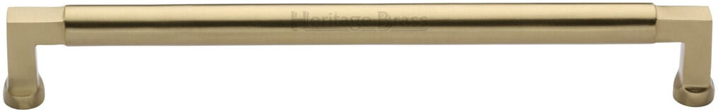 Heritage Brass Heritage Cabinet Pull Bauhaus Design Satin Brass 32cm H x 1.6cm W x 4cm D