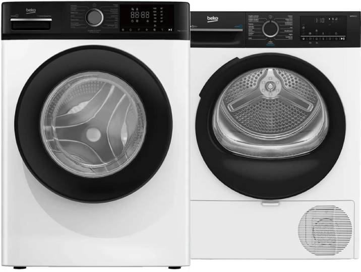Beko B1W764BBBE SteamCure + Beko BM3T3824B SteamCure