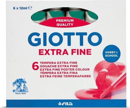 Giotto Temperaverf Groen, 12 ml