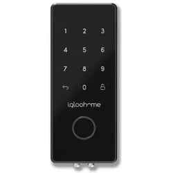 Igloohome, Zutrittskontrolle, Smart Deadbolt 2S - der dünnste smarte Türschloss, metallisches Grau (Bluetooth, Elektronische Zahlenkombination)