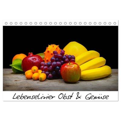 Lebenselixier Obst und Gemüse (Tischkalender 2026 DIN A5 quer), CALVENDO Monatskalender