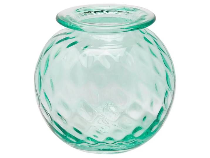 Vase Opium Glas H: 19 cm Edg / Farbe: Türkis