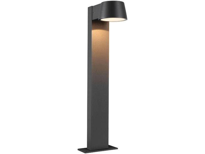 LED Pollerleuchte PAULMANN Outdoor 230V Capea Aluminium anthrazit insect friendly , grau (anthrazit), B:13cm H:50cm T:17,2cm, Leuchten, LED Pollerleuchte, Insektenfreundlich, IP44, 2200K