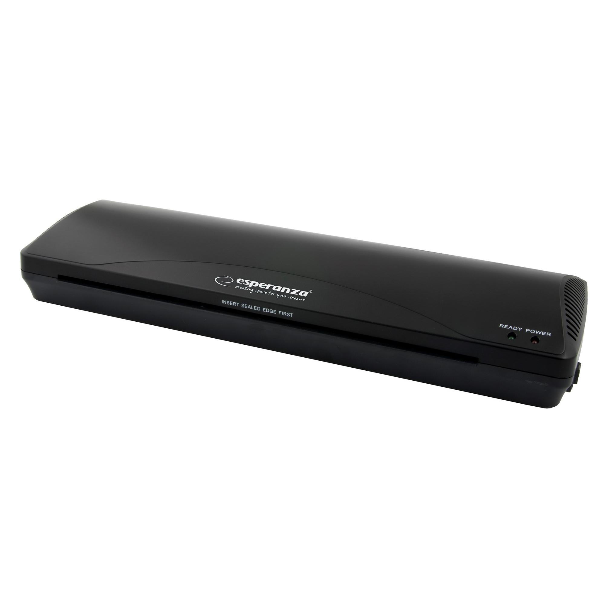 Esperanza EFL003 Laminiergerät Kalt-/Warmlaminator /min (125 µm, 80 µm, A3, A4) (EFL003)