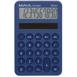 MAUL ECO MD1 Taschenrechner Tasche Einfacher Taschenrechner Blau