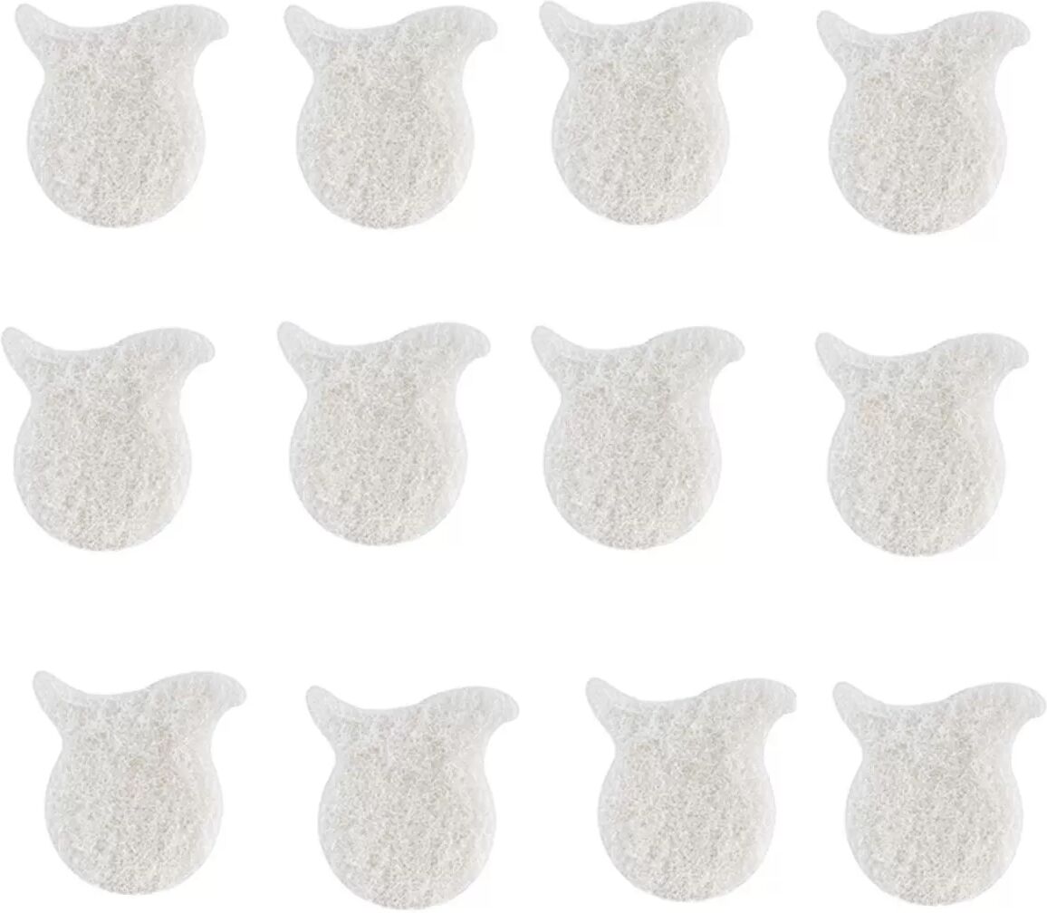 INF Waschmaschinen-Fusselpads 12er-Pack – Baumwolle + Polyurethan Klebepads zur Fussel- und Haarentfernung in der Waschmaschine