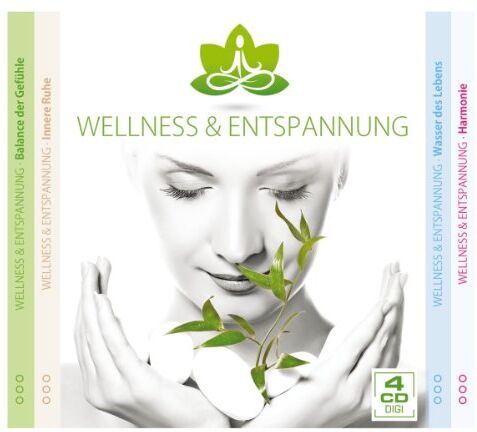 Various - Wellness & Entspannung - 4er CD-Digi Box (Balance der Gefühle, Innere Ruhe, Wasser des Lebens, Harmonie) - Preis vom 09.10.2026 07:28:09 h