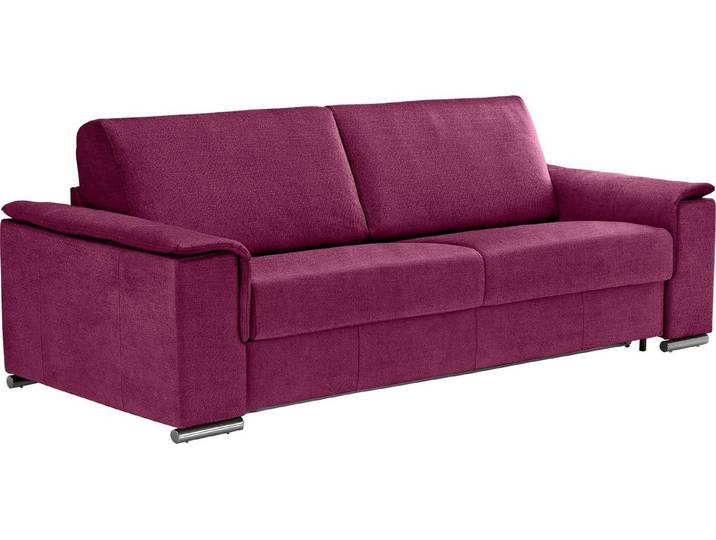 Egoitaliano 2,5-Sitzer Cecilia, modern & elegant, erstklassiger Sitzkomfort, Breite 234cm, mit verchromten Metallfüßen