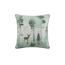 Kissen  Winterlandschaft , grün , Maße (cm): B: 45