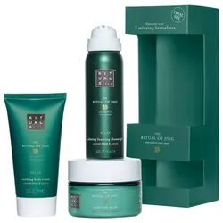 RITUALS THE RITUAL OF JING Trial Set (Cream 70ml + Scrub 125g + Shower Gel 50ml)