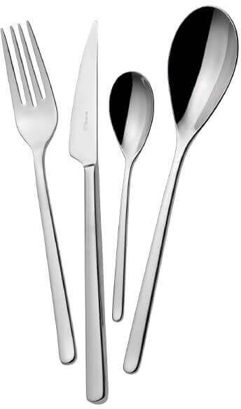 Bugatti Sintesi Stainless Steel 24 Piece Cutlery Set in Gallery Box