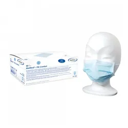 MaiMed® FM Comfort OP-Mundschutz, mit Gummizug 50 Stck. - blau 50 St