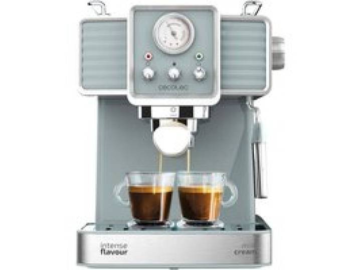 Power Espresso 20 Barista Pro Machine À Espresso 2 Thermoblocks 20 Bars Manomètre 2900W Mode Auto 1/2 Cafés Buse Vapeur Orientable