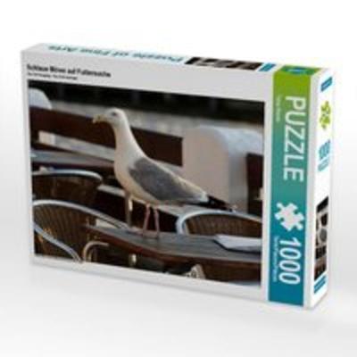 CALVENDO Puzzle Schlaue Möwe auf Futtersuche 1000 Teile Lege-Größe 64 x 48 cm Foto-Puzzle Bild von Tanja Riedel