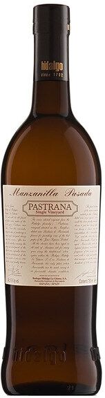 Pastrana Vino manzanilla pasada Manzanilla-Sanlúcar de Barrameda.
